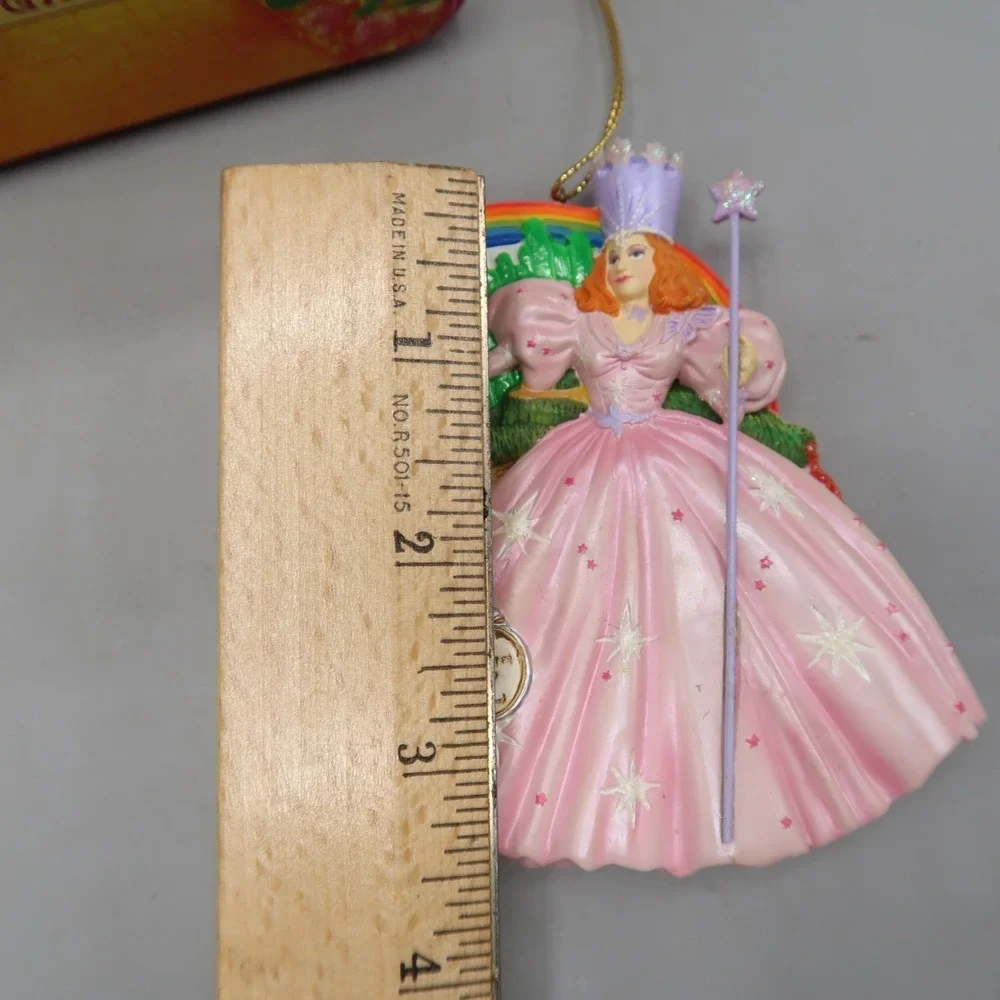 The Wizard of Oz Glinda Hanging Ornament Magnet Music Box Company in Tin